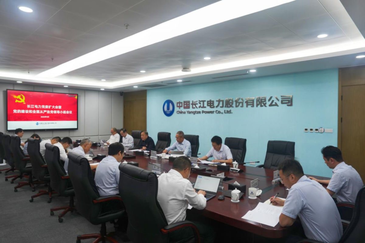 长江电力召开党委扩大会暨党的建设和全面从严治党领导小组会议