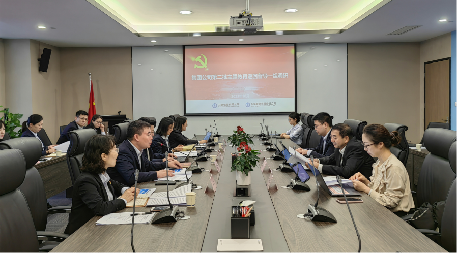 近日，集团公司第二批主题教育巡回督导一组依次到各单位督导调研主题教育开展情况