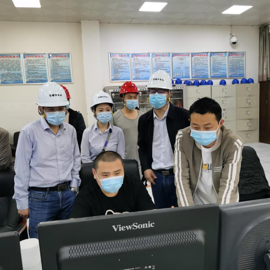 2022年4月12日，川云公司赴波罗水电站、官帽舟水电站开展结对帮扶行动   刘运超摄