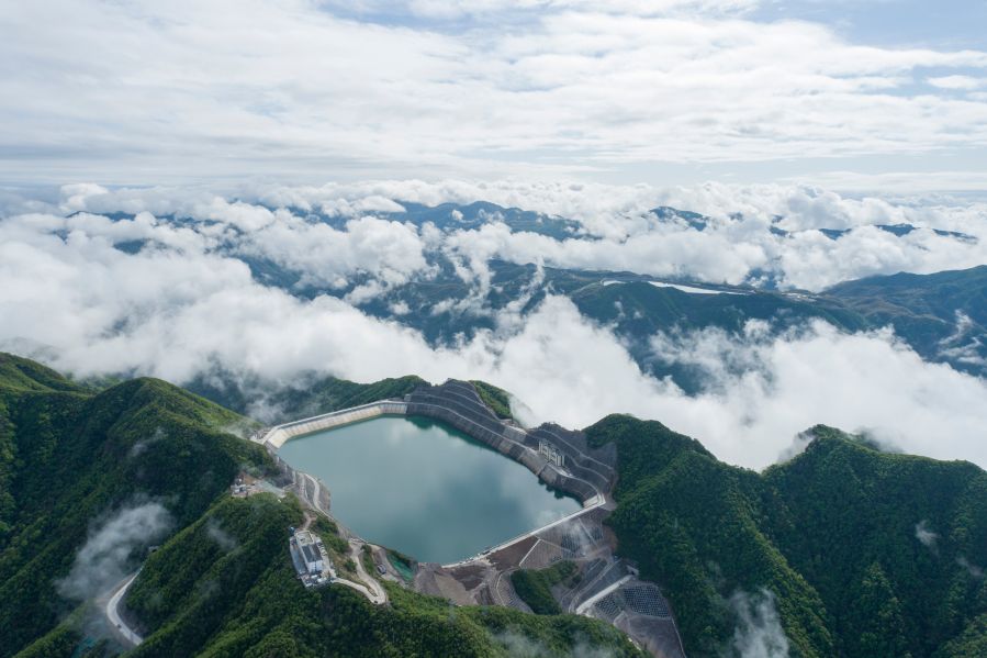 长龙山上库（多云）