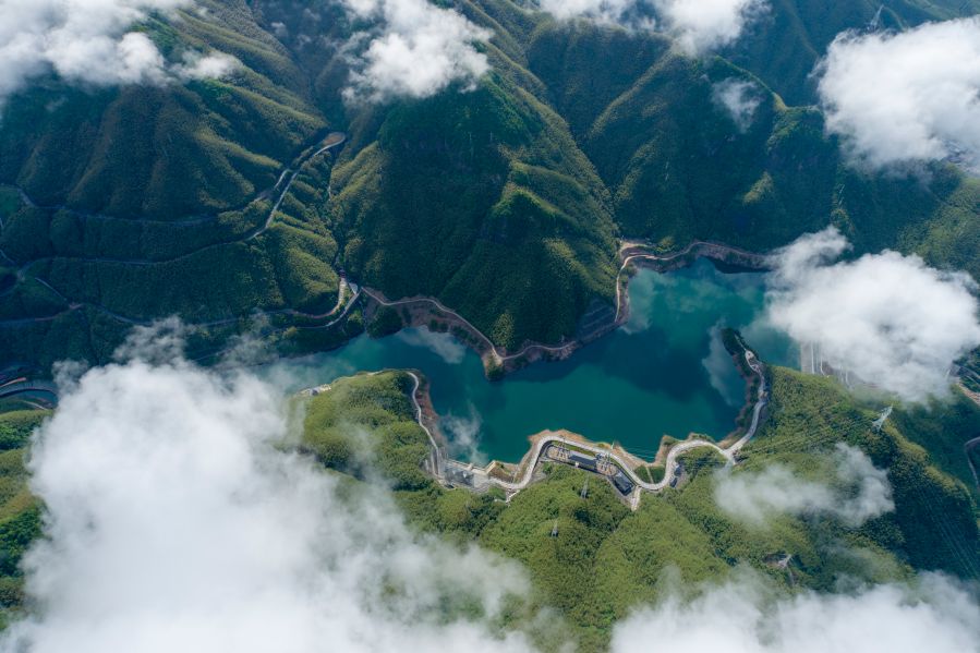 长龙山下库（多云）