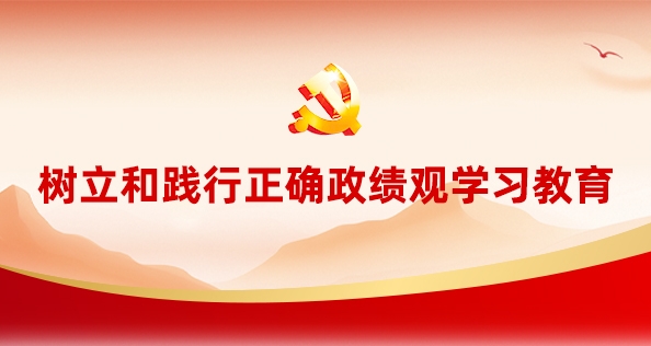 树立和践行正确政绩观学习教育